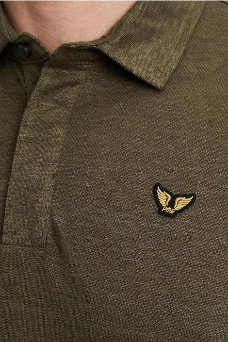 PME legend short sleeve polo linen cargo